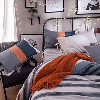 Amazon | グレー、オレンジ、ネイビーブルーandホワイト